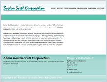 Tablet Screenshot of bostonscott.com